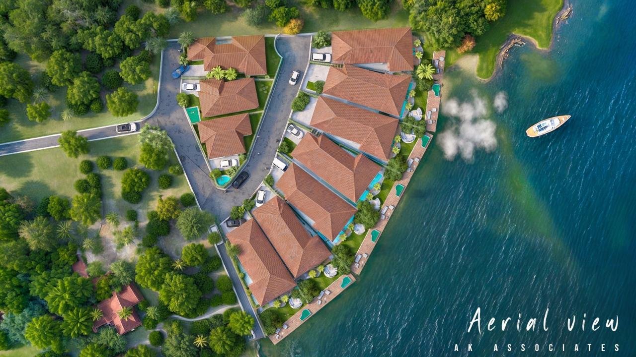 Lake Aura aerial view